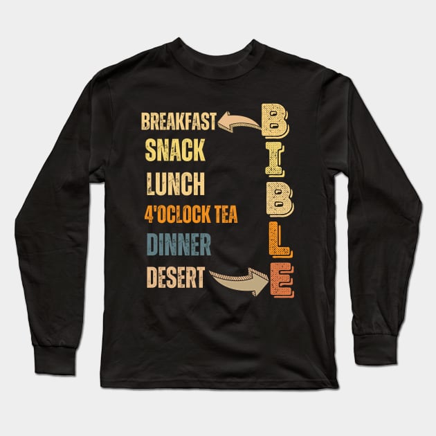 My Daily Bread T-shirt Long Sleeve T-Shirt by Kikapu creations